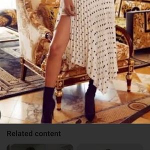 Sheike asymmetric polka dot skirt. Size 6. Worn twice.